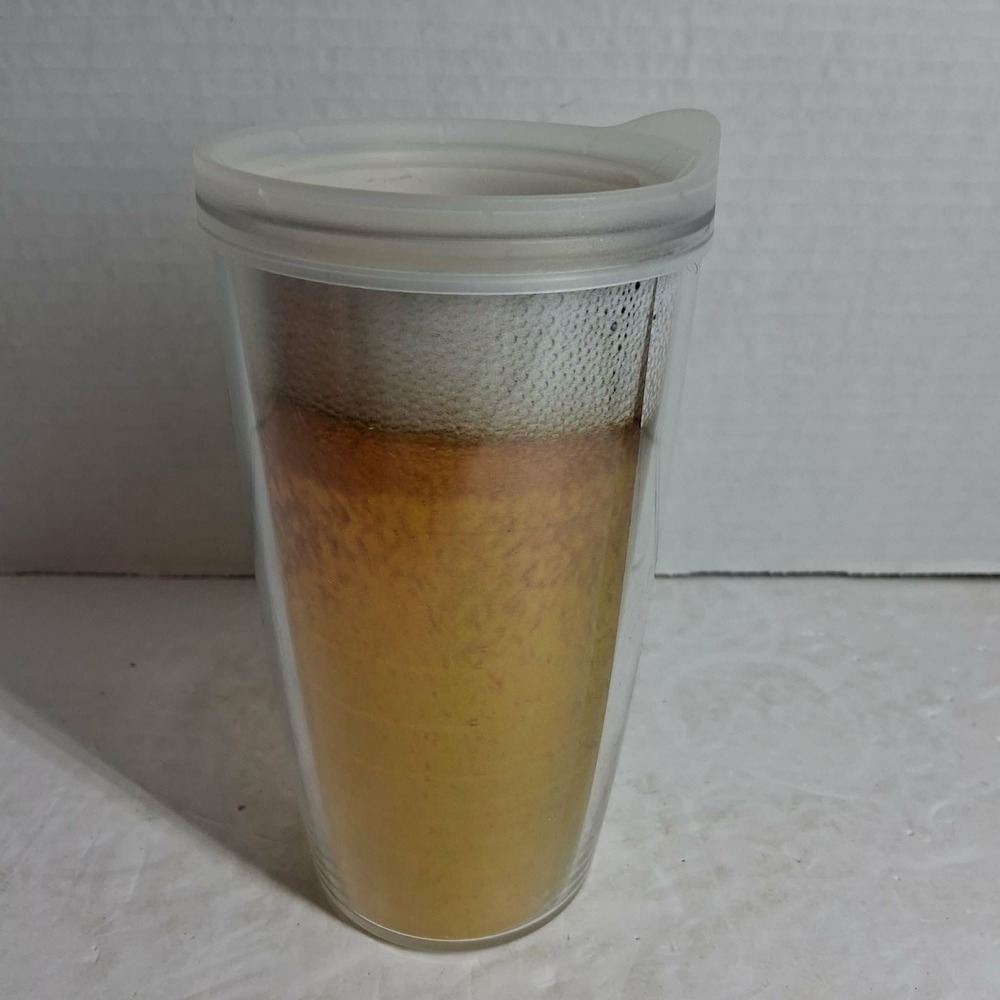 Tervis Tumbler 16 oz Insulated Travel Cup With Lid "Beer" Cold‎ and Hot